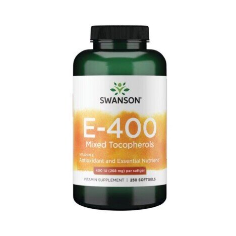 Vitamin E-400 Mixed Tocopherols 400IU (268mg) 250 Capsule moi Swanson